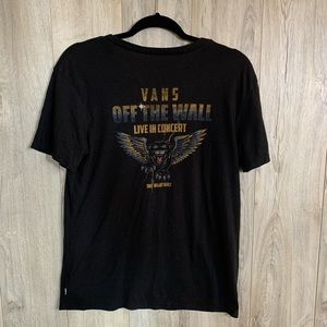 Vans Off The Wall Black Graphic T-Shirt